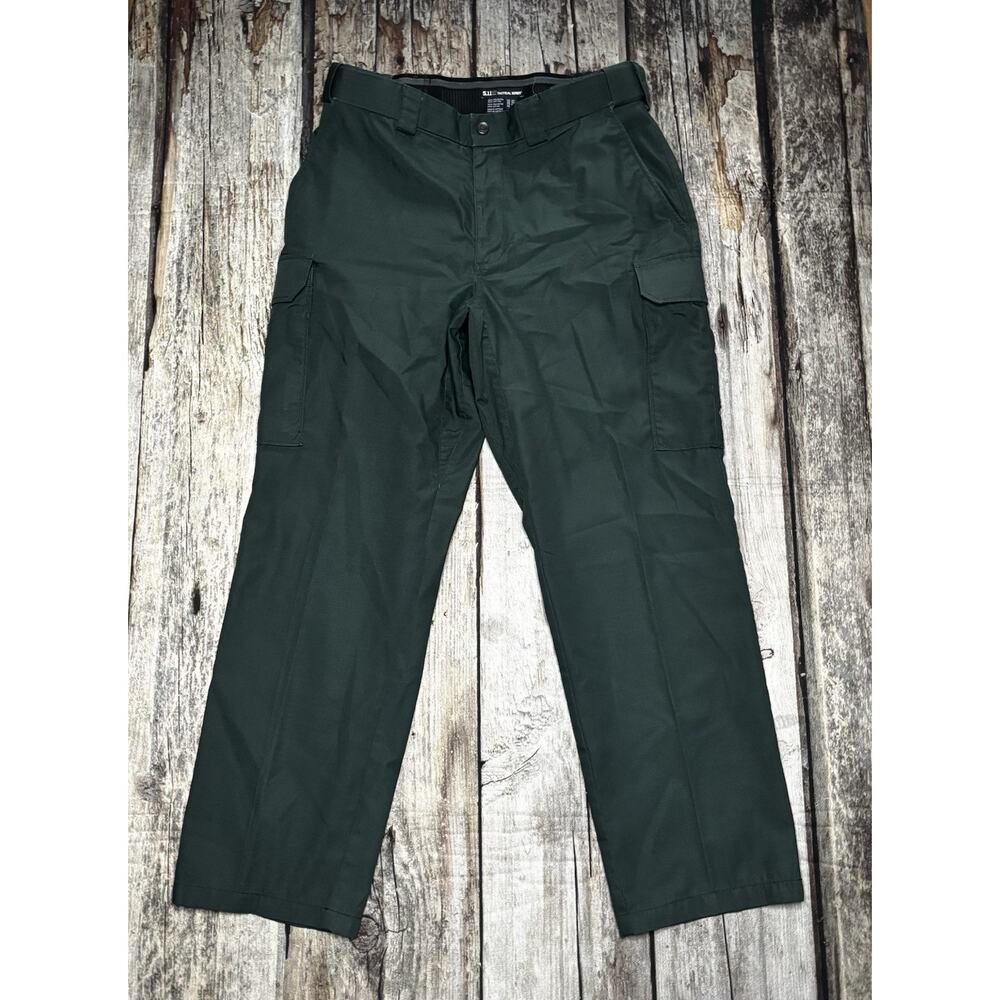5.11 Tactical Series Cargo Pants Mens 34x30 Green Ripstop Duty Work 74371